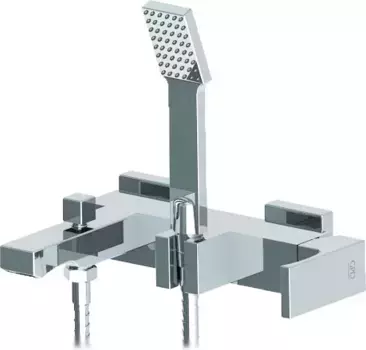 Смеситель для ванны с душем GPD Fuego MBB105 хром