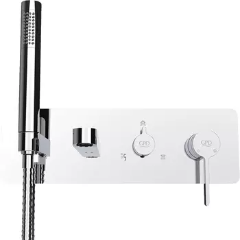 Смеситель для ванны с душем GPD Gildo хром