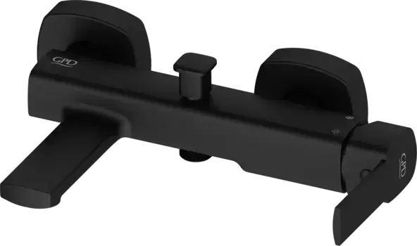 Смеситель для ванны GPD Pedra MBB160-S черный матовый