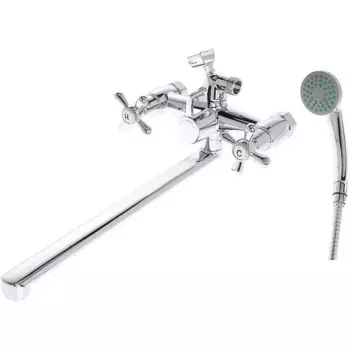 Смеситель для ванны с душем OneLife хром глянцевый