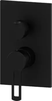 Смеситель для ванны с душем Paffoni Ringo RIN018NO/M черный матовый