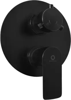 Смеситель для ванны с душем Rav Slezak Vltava черный матовый