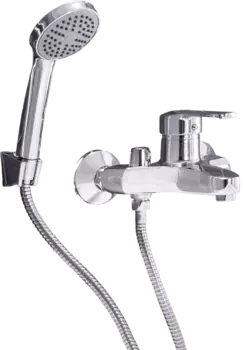 Смеситель для ванны с душем РМС хром