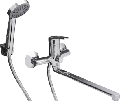 Смеситель для ванны с душем РМС универсальный хром