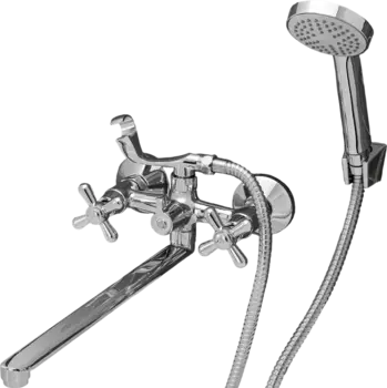 Смеситель для ванны с душем РМС универсальный хром