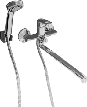 Смеситель для ванны с душем РМС универсальный хром