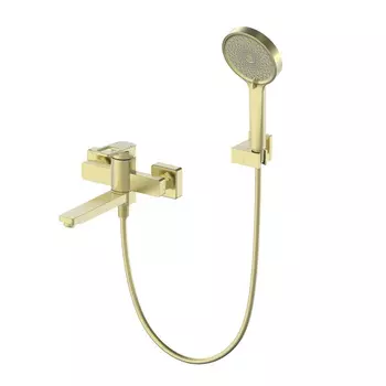 Смеситель для ванны с душем Wonzon & Woghand WW-88639010-BG брашированное золото