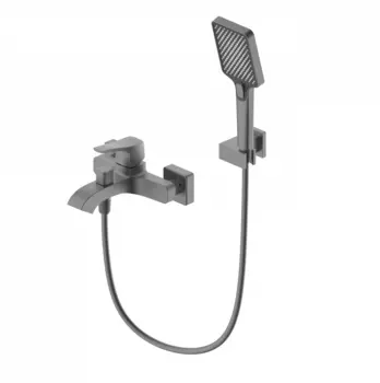 Смеситель для ванны с душем Wonzon & Woghand WW-88037072-BGM темный графит