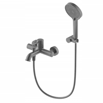 Смеситель для ванны с душем Wonzon & Woghand WW-88037073-BGM темный графит