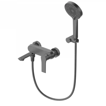 Смеситель для ванны с душем Wonzon & Woghand WW-88037079-BGM темный графит