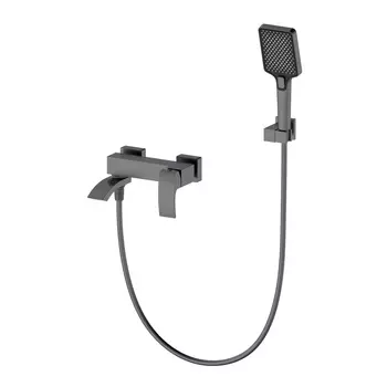Смеситель для ванны с душем Wonzon & Woghand WW-88639009-BGM темный графит