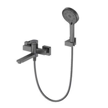 Смеситель для ванны с душем Wonzon & Woghand WW-88639010-BGM темный графит