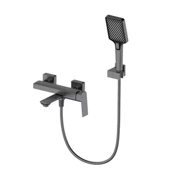Смеситель для ванны с душем Wonzon & Woghand WW-88639011-BGM темный графит