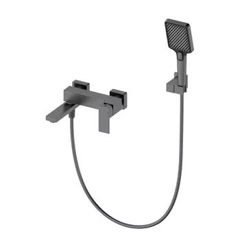 Смеситель для ванны с душем Wonzon & Woghand WW-88639016-BGM темный графит