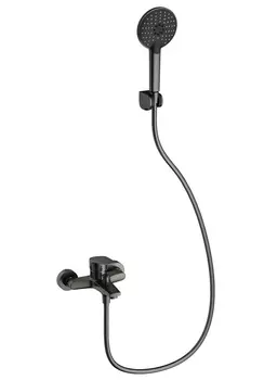 Смеситель для ванны с душем Wonzon & Woghand WW-A30891-BGG темный графит