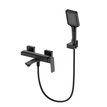 Смеситель для ванны с душем Wonzon & Woghand WW-88639011-MB матовый черный