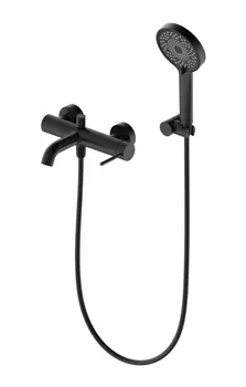 Смеситель для ванны с душем Wonzon & Woghand WW-88639017-MB матовый черный