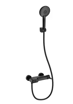 Смеситель для ванны с душем Wonzon & Woghand WW-A30902-MB матовый черный