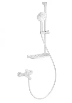 Смеситель для ванны с душем Wonzon & Woghand WW-AE3201-MW матовый белый