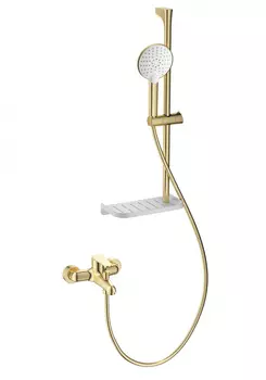 Смеситель для ванны с душем Wonzon & Woghand WW-AE3201-BG брашированное золото
