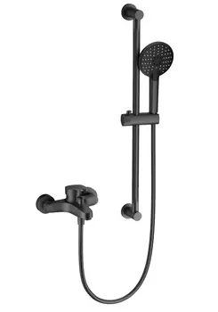 Смеситель для ванны с душем Wonzon & Woghand WW-C2501-BGG темный графит