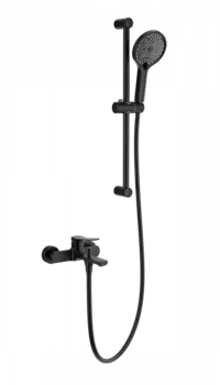 Смеситель для ванны с душем Wonzon & Woghand WW-C2036-MB матовый черный