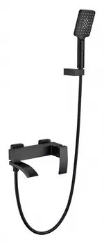 Смеситель для ванны с ручным душем Grocenberg GB8007 Черный матовый