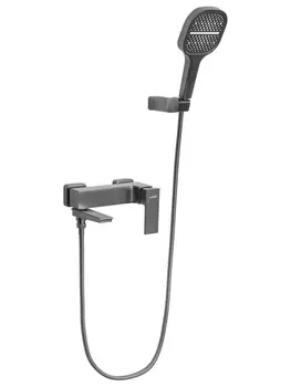 Смеситель для ванны с ручным душем Hansberge H4070BG Графит