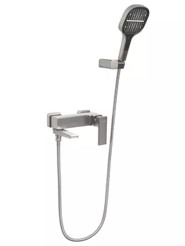 Смеситель для ванны с ручным душем Hansberge H4070NK Никель