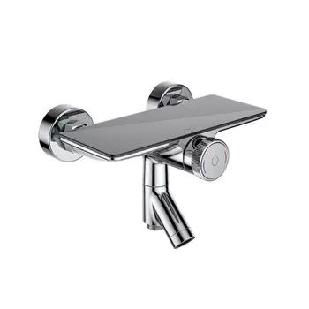 Смеситель для ванны Iddis Shelfy Push Control хром, с управлением