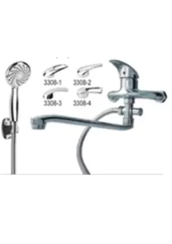 Смеситель для ванны Сантаком StOmega 3308Н