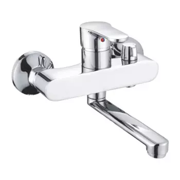 Смеситель для ванны с душем Shevanik S5602 хром