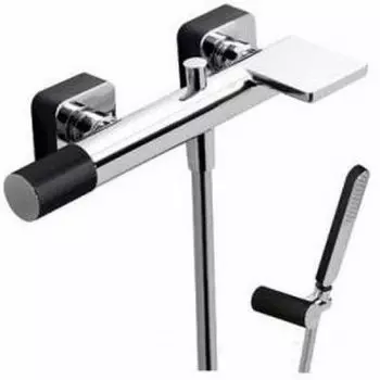 Смеситель для ванны Tres Loft 20017001NE термостатический хром, черный