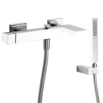 Смеситель для ванны Tres Slim 20217001BL белый, хром