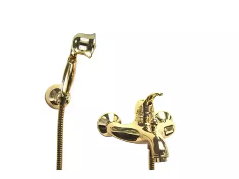 Смеситель для ванны Webert Aurora AU850101010(153), золото