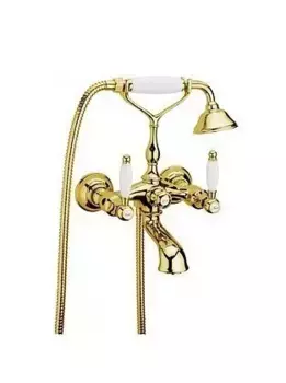 Смеситель для ванны Webert Dorian DO720201010 золотой