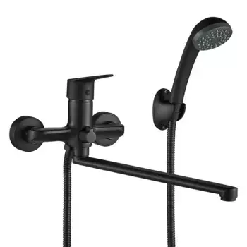 Смеситель для ванны с душем WesnaArt Nova NOV03-320 черный