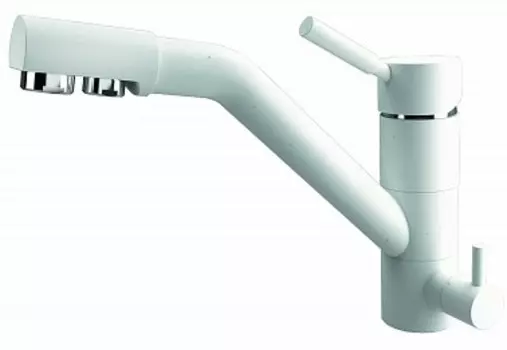 Смеситель ДУЭТ, цвет Белый (DUET White)