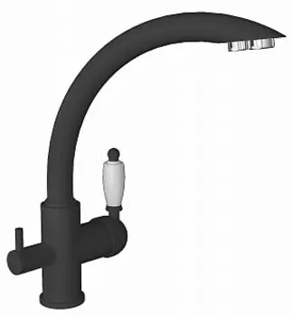 Смеситель Flortek ШАЛЕ FK, цвет Антрацит ( CHALET FK, Anthracite)