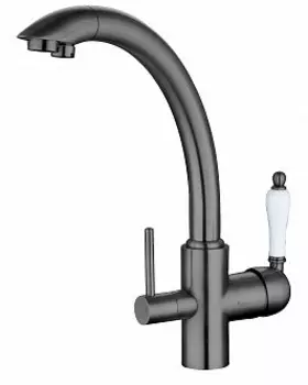 Смеситель Flortek ШАЛЕ FK, цвет Графит (CHALET FK Graphite)