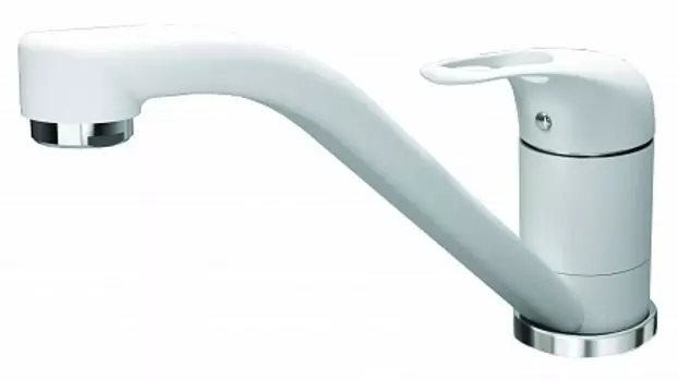 Смеситель для кухни Florentina Гамма FL белый матовый