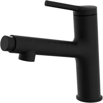 Смеситель для раковины Gappo G1052-76 черный матовый