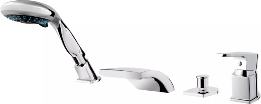 Смеситель на борт ванны GPD Atros MAK66 хром