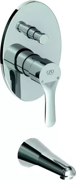 Смеситель для ванны с душем GPD Felis MAB75 хром