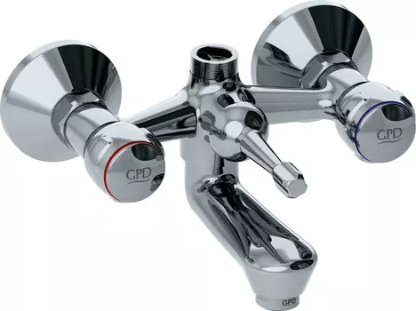 Смеситель для ванны GPD Rios BNB30 хром