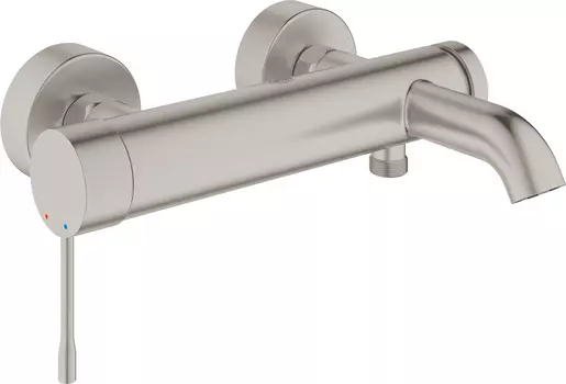 Смеситель Grohe Essence New 33624DC1 для ванны с душем, суперсталь