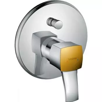 Смеситель hansgrohe Metropol Classic для ванны 31345090, хром/под золото