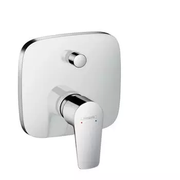 Смеситель hansgrohe Talis E для ванны, однорычажный, СМ, со встроенной защитной комбинацией, 71474000, хром