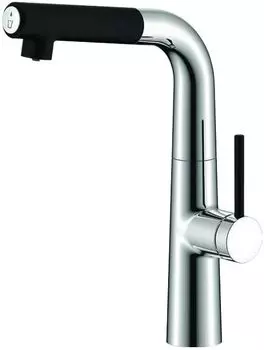 Смеситель для кухонной мойки Iddis Pure PURSBFBi05 хром, черный