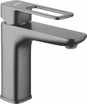 Смеситель Iddis Slide для раковины, графитовый SLIGM00i01